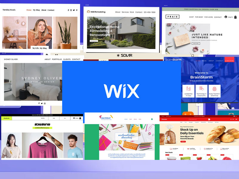 เว็บไซต์ wix