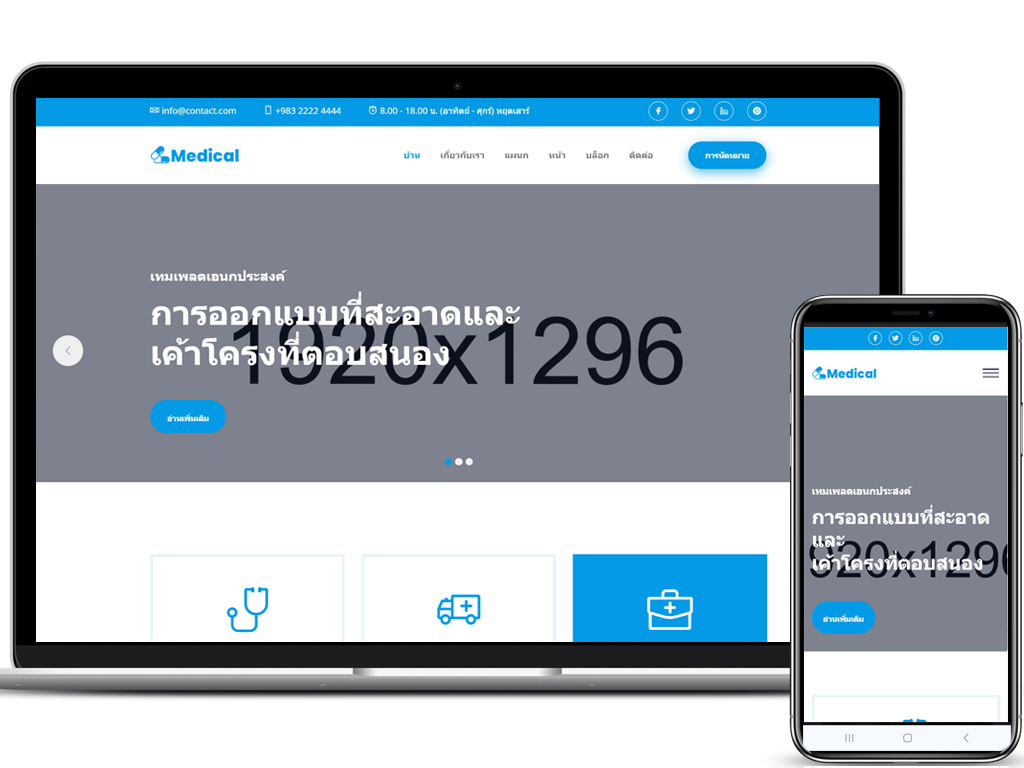 เว็บไซต์ธุรกิจและบริการ รหัส WT0012